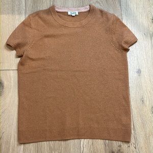 525 - Tan Cashmere Top